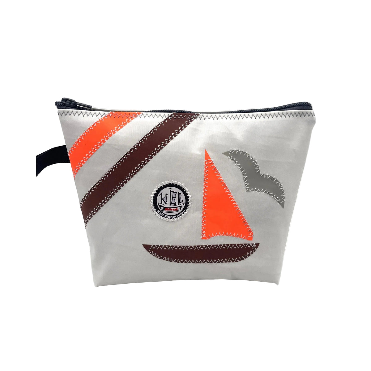 Kulturtasche S aus recyceltem Segeltuch.