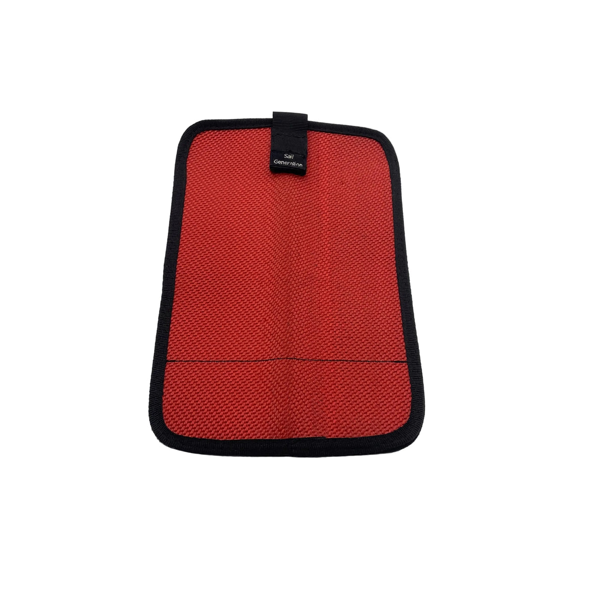 Tablet Hülle S - Mini aus recyceltem Feuerwehrschlauch in rot.