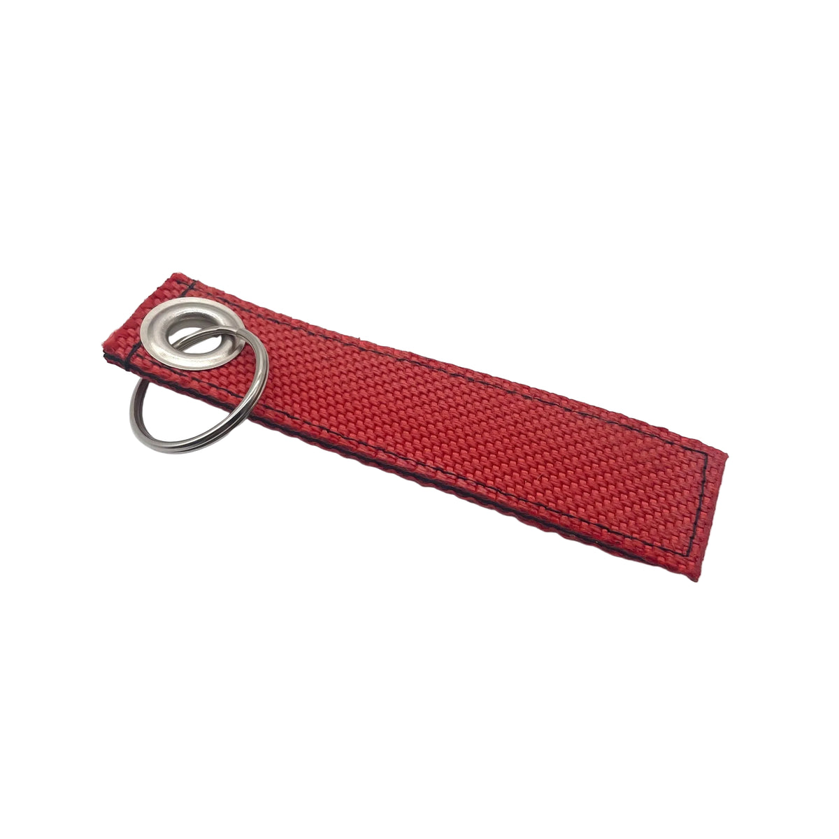 Schlüsselanhänger - Geschlossen aus recyceltem Feuerwehrschlauch.