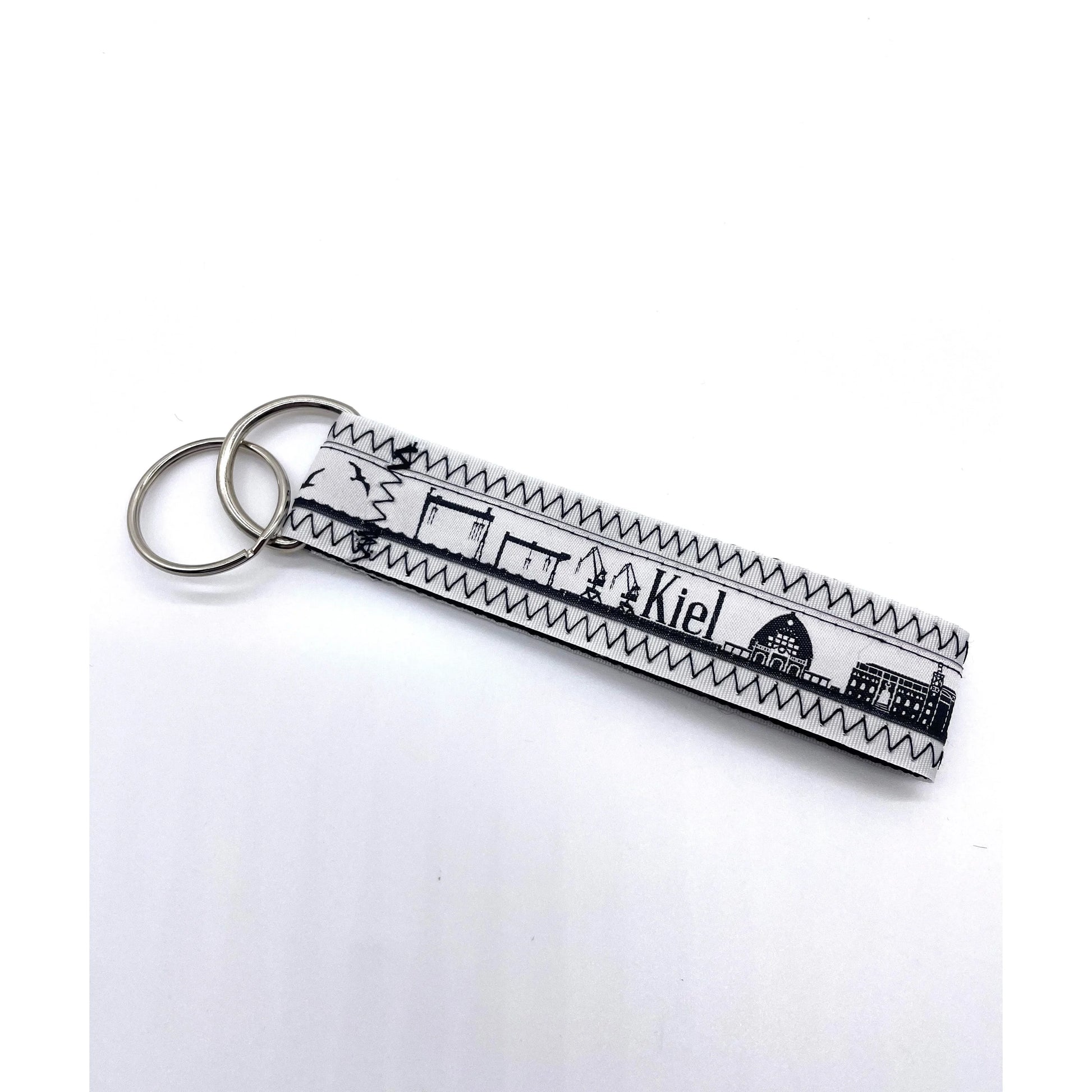 #Schlüsselanhänger - Webband- Segeltuch